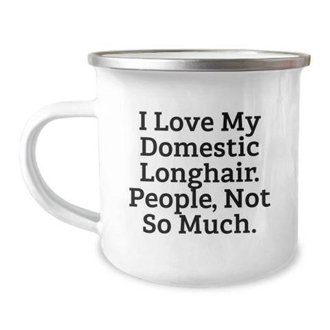 Image of Funny Domestic Longhair Cat Gifts from Men to Women Valentine's Unique Gifts for Domestic Longhair Cat Lovers - Image 1