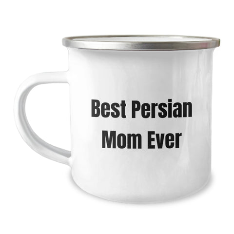 Image of Gifts for Persian Cat Lovers, Funny Quote Mom Mug, Camping Mug for Valentine's - Image 1