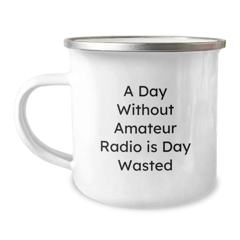 Image of Funny Amateur Radio Gifts from Men to Hams - Great for Valentine's Unique Gifts, Cute Camping Mug, Perfect Inspirational Quotes for Radio Enthusiasts - Image 1