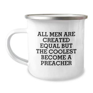 Funny Preacher Gifts from Men, Christmas Unique Preacher Mug for Preachers, Inspirational Camping Mug - Image 1
