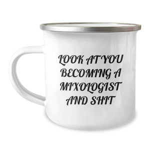 Gifts from Friends for the Mixologist in Your Life - Funny Camping Mug for Christmas Unique Gifts - Image 1