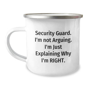 Funny Security Guard Gifts from Men to Security Guard - Camping Mug for Security Guard - Christmas Unique Gifts - Image 1