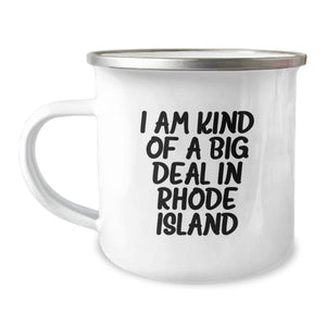 Rhode Island Camping Mug Funny Quote Gifts from Family for Graduation - Image 1