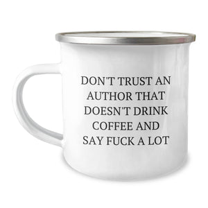 Author Funny Camping Mugs Gifts for Men from Friends at Christmas - Image 1