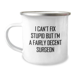 Funny Surgeon Gifts for Him - I'm A Decent Surgeon, Christmas Unique Mugs from Friends for Men - Image 1