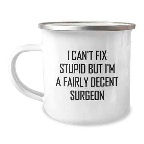 Image of Funny Surgeon Gifts for Him - I'm A Decent Surgeon, Christmas Unique Mugs from Friends for Men - Image 1