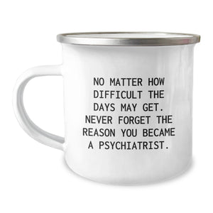 Funny Psychiatrist Gifts, Inspirational Quote for Christmas - Gifts from Friends, Camping Mug for Men, Women, or Colleagues - Image 1