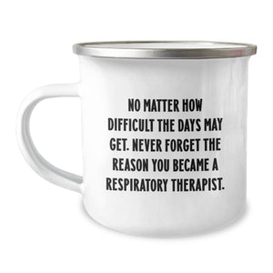 Inspirational Gifts from Friends for Respiratory Therapists - Funny Camping Mug, Perfect for Christmas Unique Gifts - Image 1