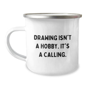 Funny Drawing Gifts for Drawing Enthusiasts - Gifts from Family, Friends, or Coworkers - Drawing Mug for Men or Women - Inspirational Quote - Christmas Unique Gifts - Image 1