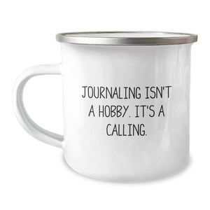 Inspiring Journaling Gifts for Camping Enthusiasts - 'Journaling Isn't A Hobby, It's A Calling.' - Image 1