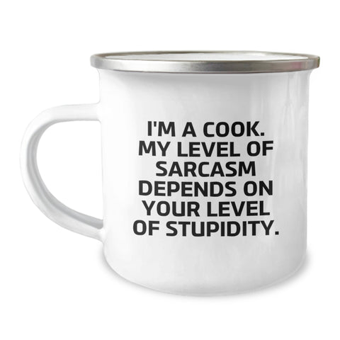 Image of Funny Cook Gifts for Men - I'm A Cook - Camping Mug for Birthday Unique Gifts from Friends to Family - Image 1
