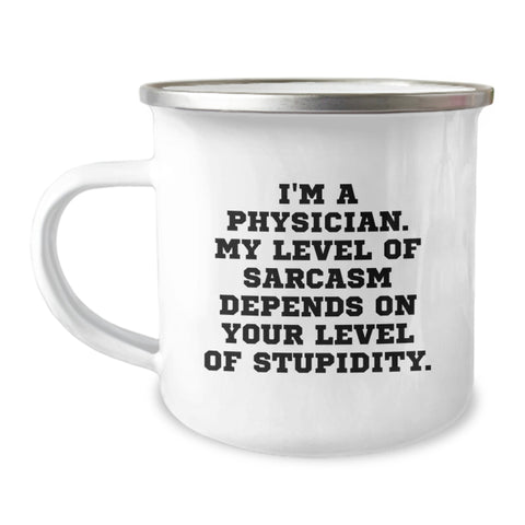 Image of Funny Physician Gifts from Friends and Family Christmas Unique Mug for Men Women Physicians - Image 1