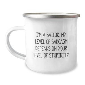 Funny Sailor Gifts for Men, Unique Birthday Unique Gifts Ideas from Friends to Family, I'm A Sailor - Image 1