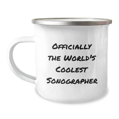 Image of Unique Sonographer Gifts from Friends and Family for Valentine's Unique Camping Mug - Image 1