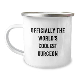 Cute Inspirational Gifts from Friends, Family for the World's Coolest Surgeon - Funny Camping Mug, Mother's Day Unique Gifts - Image 1