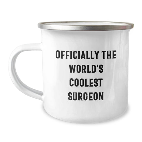 Image of Cute Inspirational Gifts from Friends, Family for the World's Coolest Surgeon - Funny Camping Mug, Mother's Day Unique Gifts - Image 1