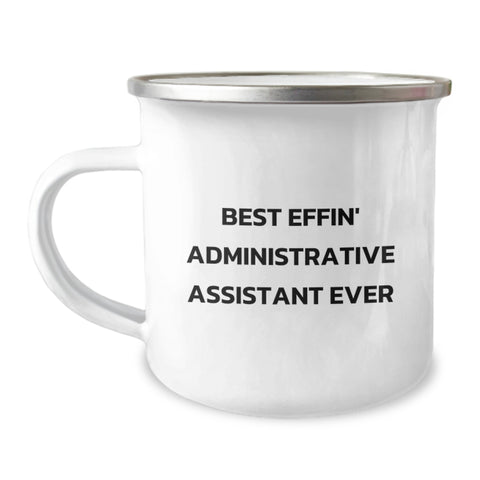Image of Funny Administrative Assistant Gifts, Best Effin' Mugs for Camping Enthusiasts, Birthday Unique Gifts from Friends to Administrative Assistants - Image 1