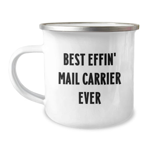 Image of Funny Mail Carrier Camping Mug Gifts from Friends for Mail Carrier Valentine's Unique Presents - Image 1