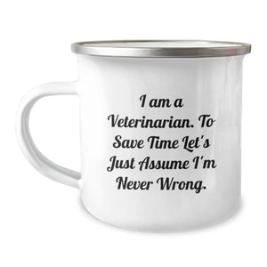 Unique Veterinarian Camping Mug Gifts from Friends and Family for Christmas - Image 1