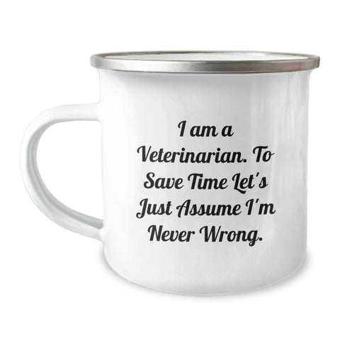 Image of Unique Veterinarian Camping Mug Gifts from Friends and Family for Christmas - Image 1