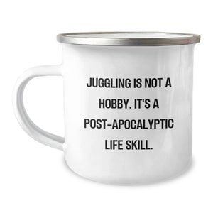 Funny Juggling Gifts for Men, Juggling Camping Mug Birthday Unique Presents from Friends to Juggling Enthusiasts - Image 1
