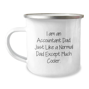 Funny Accountant Dad Camping Mug Gifts for Accountant Men Friends Family Valentine's Unique Presents from Men Women Coworkers - Image 1