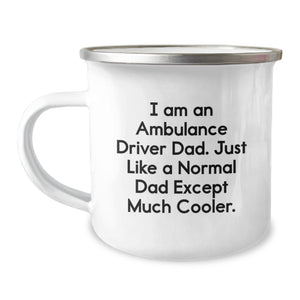 Funny Ambulance Driver Gifts from Dad, Ambulance Driver Camping Mug for Ambulance Driver, Unique Christmas Unique Gifts for Ambulance Driver Dad - Image 1