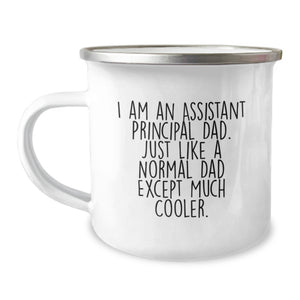 Funny Assistant Principal Gifts - Camping Mug for Assistant Principals Dad - Unique Mother's Day Unique Gifts for Men from Family - Image 1