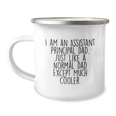 Image of Funny Assistant Principal Gifts - Camping Mug for Assistant Principals Dad - Unique Mother's Day Unique Gifts for Men from Family - Image 1