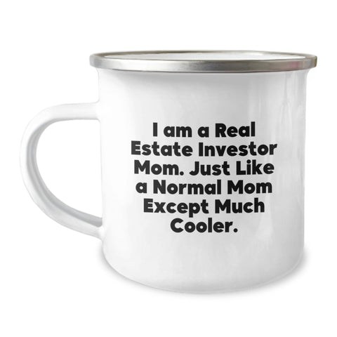 Image of Funny Real Estate Investor Gifts for Mom - Gifts from Real Estate Investor Dad, Unique Gifts for Real Estate Investor Mom, Camping Mug for Real Estate Investor Mom on Mother's Day - Image 1