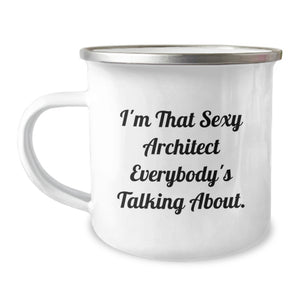 Sexy Architect Funny Camping Mug Graduation Unique Gifts for Men from Family - Image 1