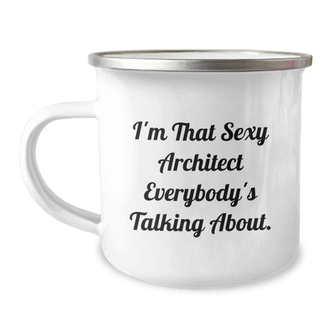 Image of Sexy Architect Funny Camping Mug Graduation Unique Gifts for Men from Family - Image 1