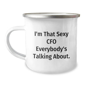 Sexy CFO Funny Camping Mug Gifts for CFO Friends and Family, Perfect Graduation Unique Gifts from Men and Women to CFO Men and Women - Image 1