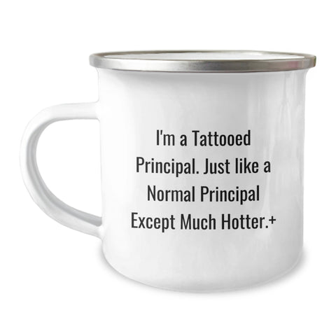 Image of Funny Principal Gifts from Friends for Principal - Camping Mug for Graduation - Image 1