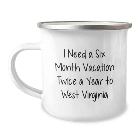 Image of West Virginia Camping Mug, Funny Quote for Friends and Family, Gifts for Men and Women, West Virginia Unique Graduation Gifts from Family - Image 1