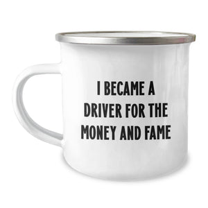 Driver Gifts for Men - Inspirational Camping Mug for Graduation Unique Gifts from Friends to Driver - Image 1
