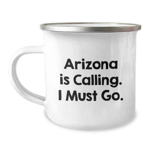 Arizona Camping Mug, Funny Gifts from Friends to Arizona Lovers, Birthday Unique Gifts for Men and Women - Image 1