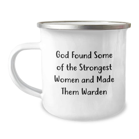 Image of Funny Warden Gifts, Unique Camping Mug, Inspirational Warden Quote Gifts from Friends, Warden Enthusiasts - Image 1