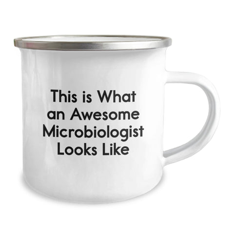 Image of Funny Microbiologist Gifts from Family for Men - This Is What An Awesome Microbiologist Looks Like, Christmas Unique Gifts for Dad, Camping Mug - Image 2