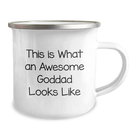 Image of Funny Goddad Camping Mug Gifts from Friends for Birthday Unique Ideas for Him - Image 2