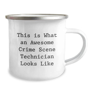 Crime Scene Technician Gifts - Funny Quote on Camping Mug, Birthday Unique Presents for Friends and Family from Family, Gifts for Crime Scene Technician Men and Women