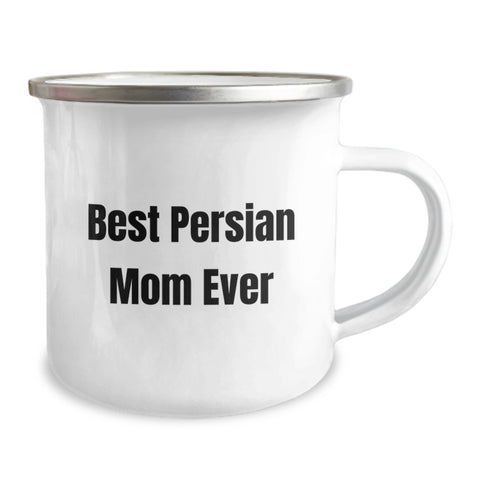 Image of Gifts for Persian Cat Lovers, Funny Quote Mom Mug, Camping Mug for Valentine's - Image 2