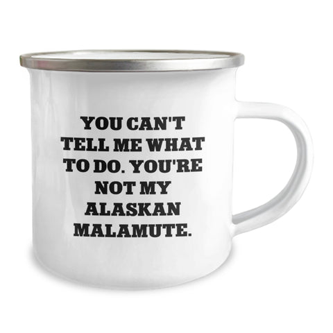 Image of Funny Alaskan Malamute Dog Lover Gifts, Valentine's Unique Gifts from Friends to Family, Camping Mug for Men, Women, and Alaskan Malamute Dog Enthusiasts - Image 2