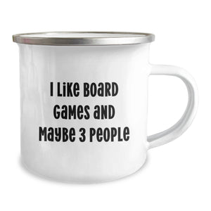 Funny Board Games Camping Mug Gifts from Friends, Board Games Lovers, Camping Enthusiasts, Christmas Unique Gifts