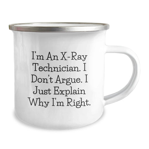 Image of Funny X-Ray Technician Gifts for Men - I Don't Argue, I Just Explain Christmas Unique Mugs for Coworkers, Family and Friends - Image 2