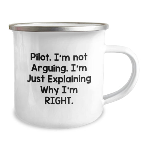 Image of Funny Pilot Gifts from Friends, Men, Women - Pilot Camping Mug for Christmas Unique Gifts - Image 2