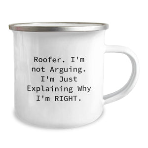 Gifts from Family to Roofer Friends - Funny Roofer Insult Mug - Birthday Unique Gifts