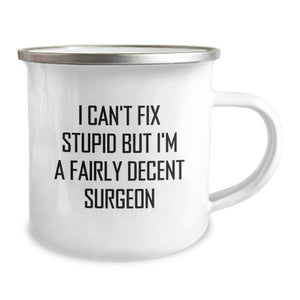Funny Surgeon Gifts for Him - I'm A Decent Surgeon, Christmas Unique Mugs from Friends for Men