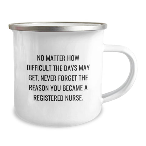 Image of Funny Gifts from Men to Registered Nurse Friends - Inspirational Camping Mug for RN Christmas Unique Gifts - Image 2
