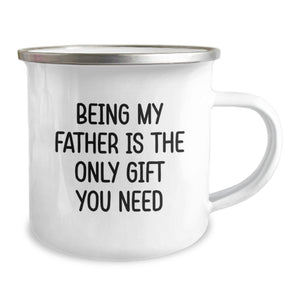 Funny Dad Gifts, Father Camping Mug, Best Christmas Unique Presents for Dad from Family